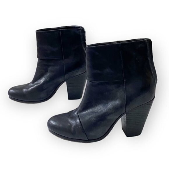 Rag and Bone Boots, Newbury Ankle Boots, Black‎ - Picture 1 of 13